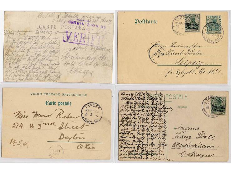 1900/15, 16 Briefe, Karten und Ganzsachen, dabei verschiedene Stempel, Ansichtskarten und Besonderheiten, u.a. Kriegsgefangen