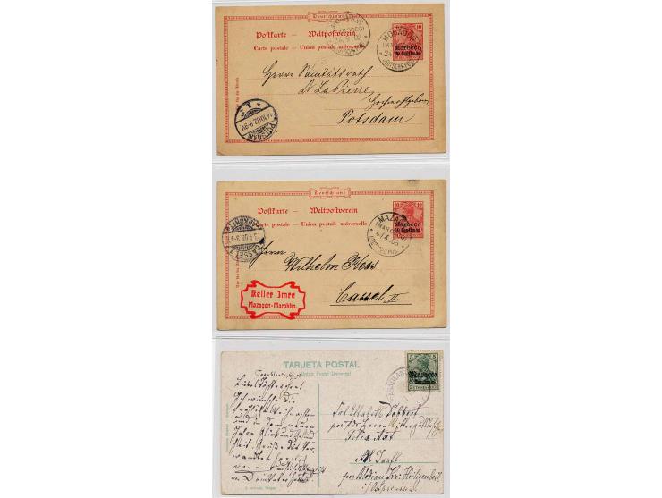1900/15, 16 Briefe, Karten und Ganzsachen, dabei verschiedene Stempel, Ansichtskarten und Besonderheiten, u.a. Kriegsgefangen