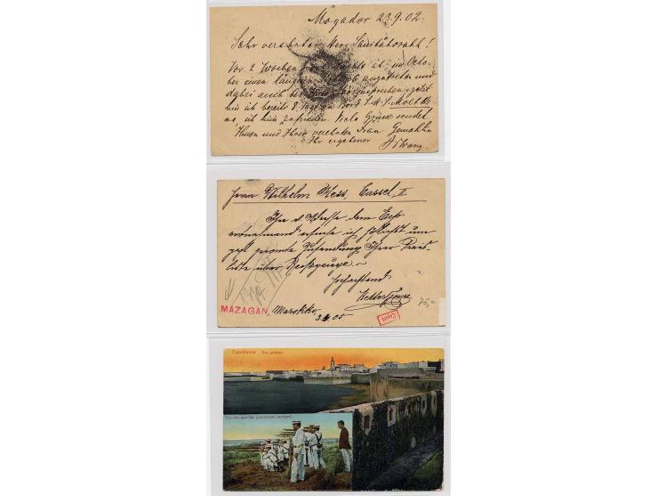 1900/15, 16 Briefe, Karten und Ganzsachen, dabei verschiedene Stempel, Ansichtskarten und Besonderheiten, u.a. Kriegsgefangen