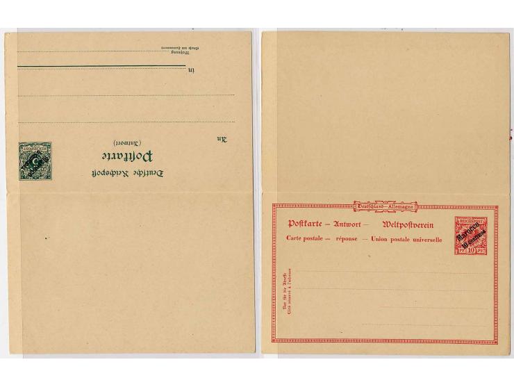 1900/15, 16 Briefe, Karten und Ganzsachen, dabei verschiedene Stempel, Ansichtskarten und Besonderheiten, u.a. Kriegsgefangen