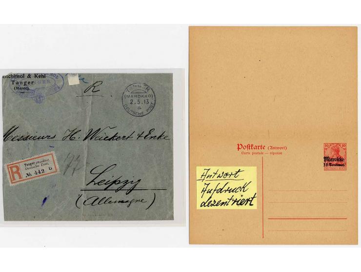 1900/15, 16 Briefe, Karten und Ganzsachen, dabei verschiedene Stempel, Ansichtskarten und Besonderheiten, u.a. Kriegsgefangen