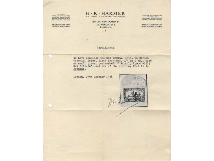 1891/1915, sehr interessante gestempelte Zusammenstellung mit Schwerpunkt Vorläufer-Ausgaben und engl. Besetzung (22 Werte in