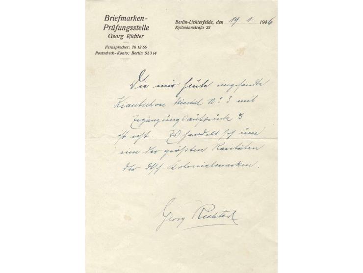 1898/1905, sehr hochwertige gestempelte Zusammenstellung mit schönen Briefstücken und 3 Briefen/Karten, Schwerpunkt bei den V