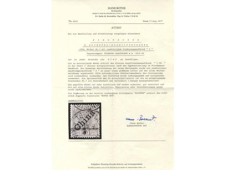 1898/1905, sehr hochwertige gestempelte Zusammenstellung mit schönen Briefstücken und 3 Briefen/Karten, Schwerpunkt bei den V