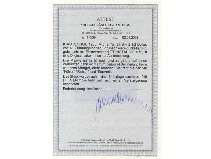 1898/1905, sehr hochwertige gestempelte Zusammenstellung mit schönen Briefstücken und 3 Briefen/Karten, Schwerpunkt bei den V