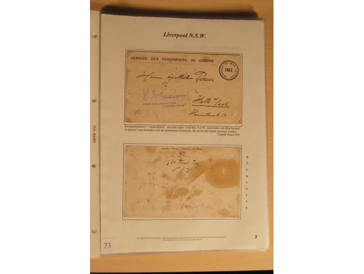 1914/20, Sammlung von über 150 Briefen, Karten und Ganzsachen aus nahezu allen Lagern, dabei Asakusa, Kuruwe Tempellager (3),