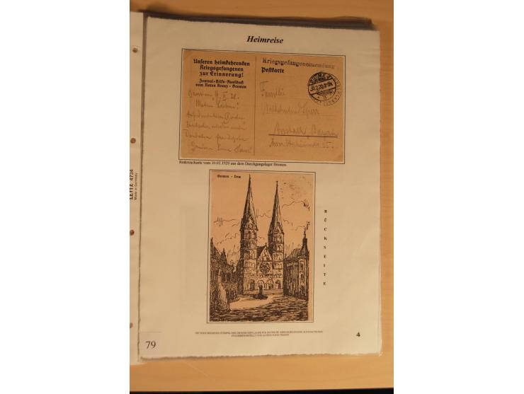 1914/20, Sammlung von über 150 Briefen, Karten und Ganzsachen aus nahezu allen Lagern, dabei Asakusa, Kuruwe Tempellager (3),