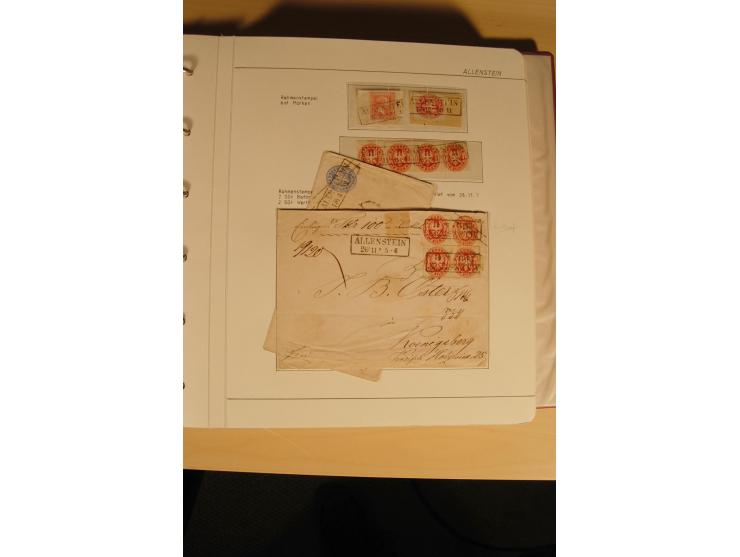 1807/1970, enorm umfangreiche und mit viel Sachkenntnis aufgebaute Sammlung mit ca. 1100 Briefen und Karten, ab Vorphilatelie