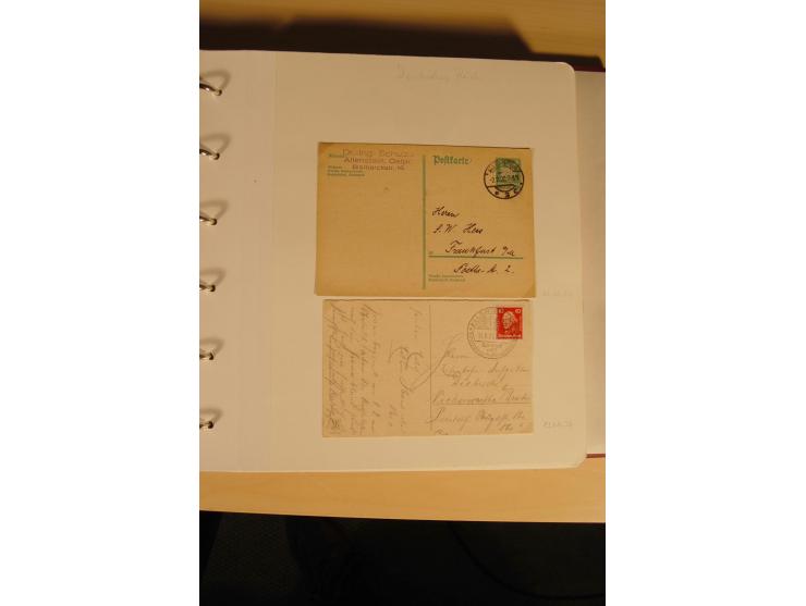 1807/1970, enorm umfangreiche und mit viel Sachkenntnis aufgebaute Sammlung mit ca. 1100 Briefen und Karten, ab Vorphilatelie