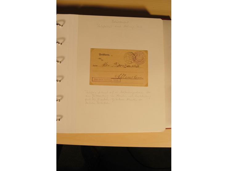 1807/1970, enorm umfangreiche und mit viel Sachkenntnis aufgebaute Sammlung mit ca. 1100 Briefen und Karten, ab Vorphilatelie