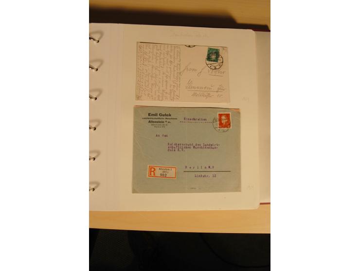 1807/1970, enorm umfangreiche und mit viel Sachkenntnis aufgebaute Sammlung mit ca. 1100 Briefen und Karten, ab Vorphilatelie