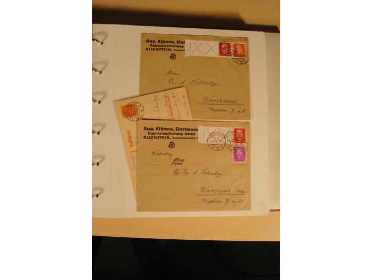 1807/1970, enorm umfangreiche und mit viel Sachkenntnis aufgebaute Sammlung mit ca. 1100 Briefen und Karten, ab Vorphilatelie