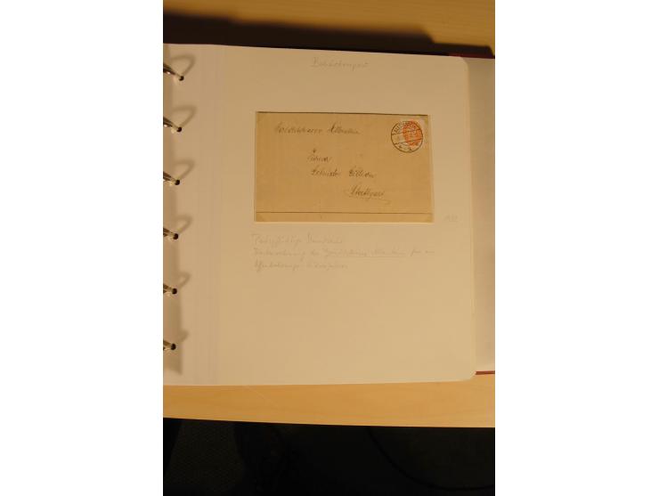 1807/1970, enorm umfangreiche und mit viel Sachkenntnis aufgebaute Sammlung mit ca. 1100 Briefen und Karten, ab Vorphilatelie