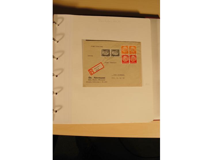 1807/1970, enorm umfangreiche und mit viel Sachkenntnis aufgebaute Sammlung mit ca. 1100 Briefen und Karten, ab Vorphilatelie