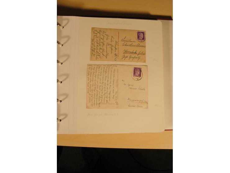 1807/1970, enorm umfangreiche und mit viel Sachkenntnis aufgebaute Sammlung mit ca. 1100 Briefen und Karten, ab Vorphilatelie