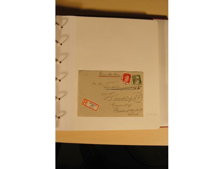 1807/1970, enorm umfangreiche und mit viel Sachkenntnis aufgebaute Sammlung mit ca. 1100 Briefen und Karten, ab Vorphilatelie