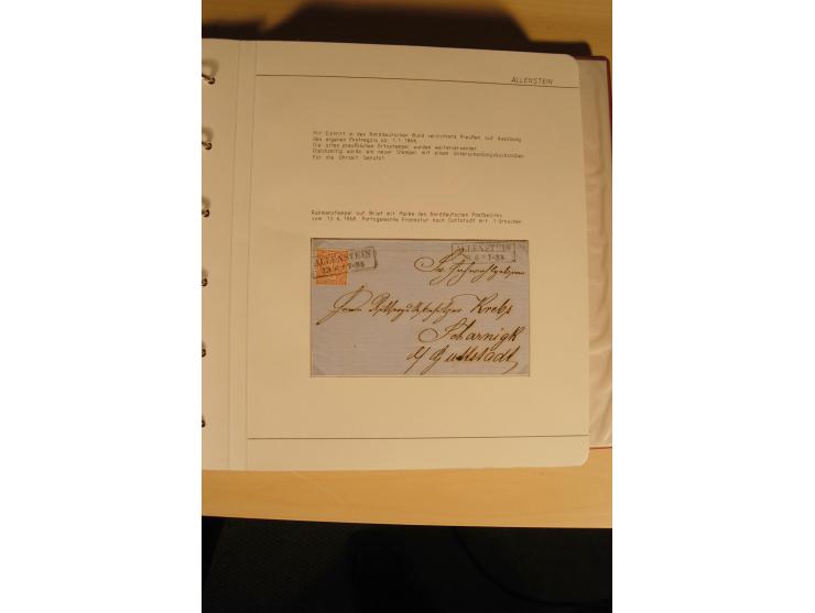 1807/1970, enorm umfangreiche und mit viel Sachkenntnis aufgebaute Sammlung mit ca. 1100 Briefen und Karten, ab Vorphilatelie