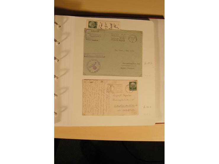 1807/1970, enorm umfangreiche und mit viel Sachkenntnis aufgebaute Sammlung mit ca. 1100 Briefen und Karten, ab Vorphilatelie