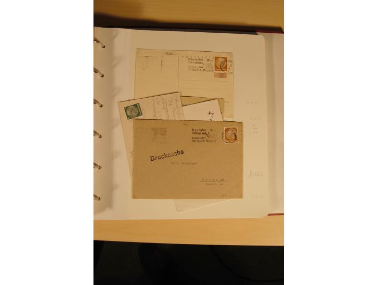 1807/1970, enorm umfangreiche und mit viel Sachkenntnis aufgebaute Sammlung mit ca. 1100 Briefen und Karten, ab Vorphilatelie
