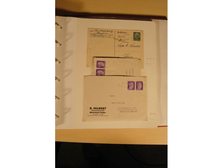 1807/1970, enorm umfangreiche und mit viel Sachkenntnis aufgebaute Sammlung mit ca. 1100 Briefen und Karten, ab Vorphilatelie