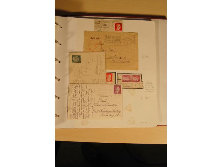 1807/1970, enorm umfangreiche und mit viel Sachkenntnis aufgebaute Sammlung mit ca. 1100 Briefen und Karten, ab Vorphilatelie