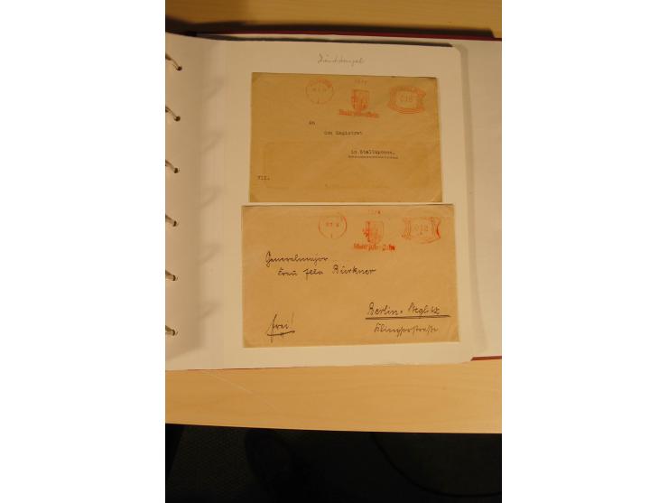 1807/1970, enorm umfangreiche und mit viel Sachkenntnis aufgebaute Sammlung mit ca. 1100 Briefen und Karten, ab Vorphilatelie