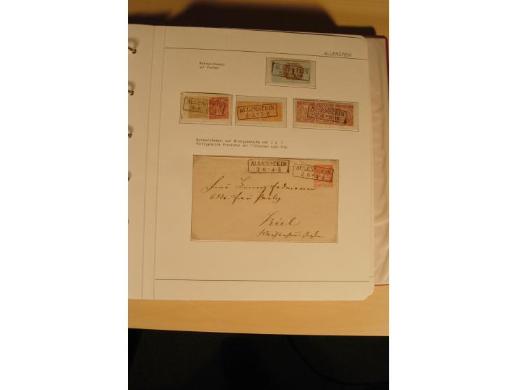 1807/1970, enorm umfangreiche und mit viel Sachkenntnis aufgebaute Sammlung mit ca. 1100 Briefen und Karten, ab Vorphilatelie