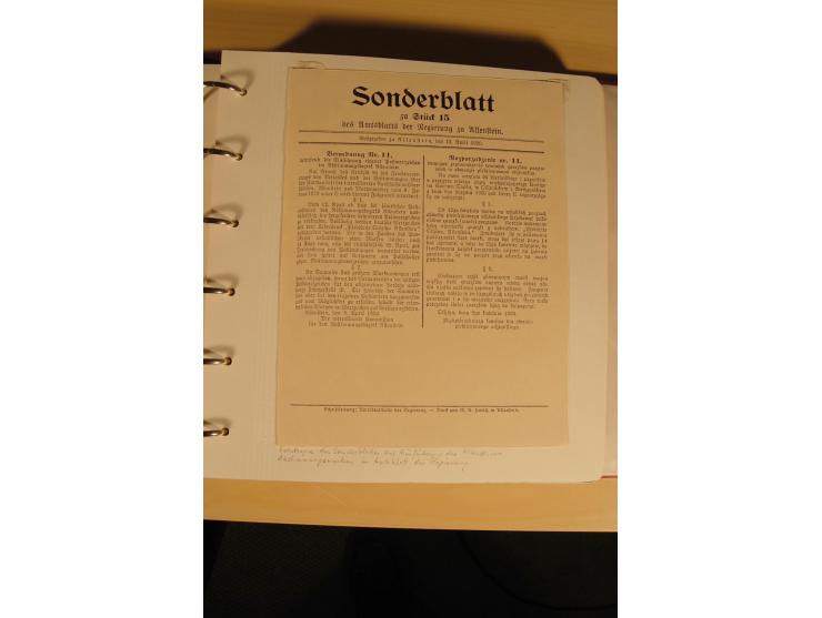 1807/1970, enorm umfangreiche und mit viel Sachkenntnis aufgebaute Sammlung mit ca. 1100 Briefen und Karten, ab Vorphilatelie