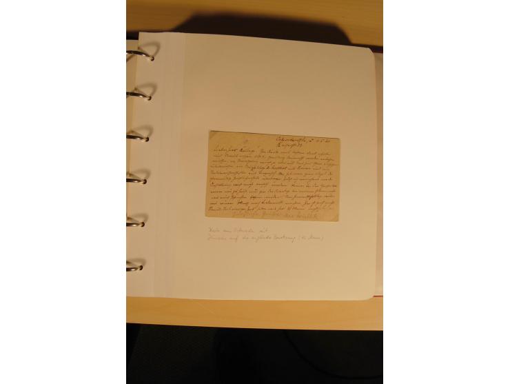 1807/1970, enorm umfangreiche und mit viel Sachkenntnis aufgebaute Sammlung mit ca. 1100 Briefen und Karten, ab Vorphilatelie