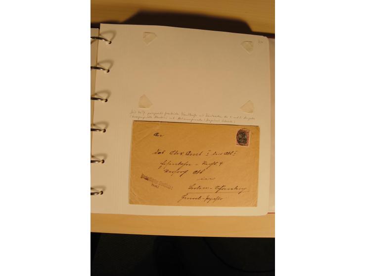 1807/1970, enorm umfangreiche und mit viel Sachkenntnis aufgebaute Sammlung mit ca. 1100 Briefen und Karten, ab Vorphilatelie