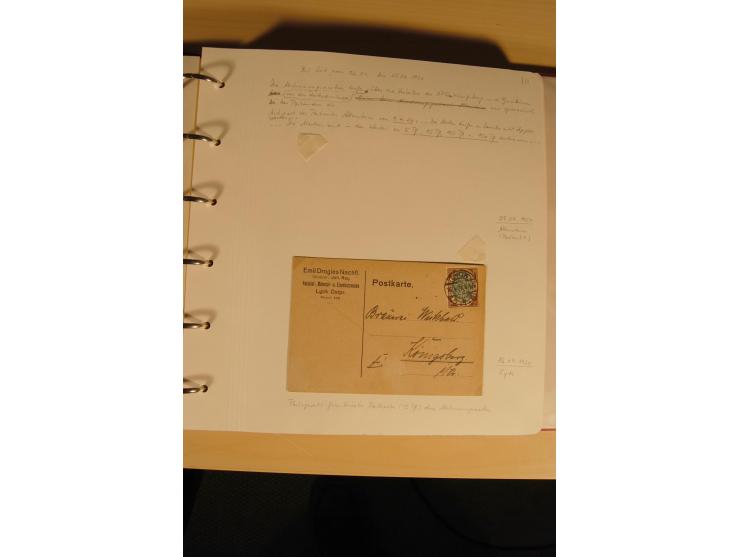 1807/1970, enorm umfangreiche und mit viel Sachkenntnis aufgebaute Sammlung mit ca. 1100 Briefen und Karten, ab Vorphilatelie