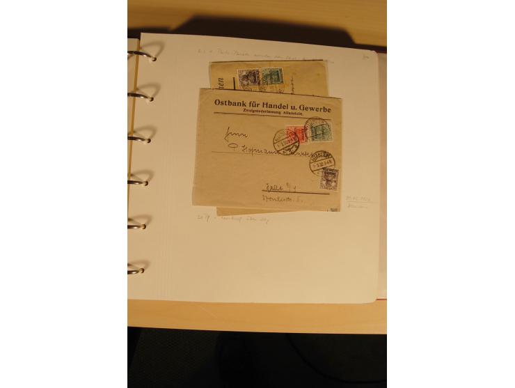 1807/1970, enorm umfangreiche und mit viel Sachkenntnis aufgebaute Sammlung mit ca. 1100 Briefen und Karten, ab Vorphilatelie