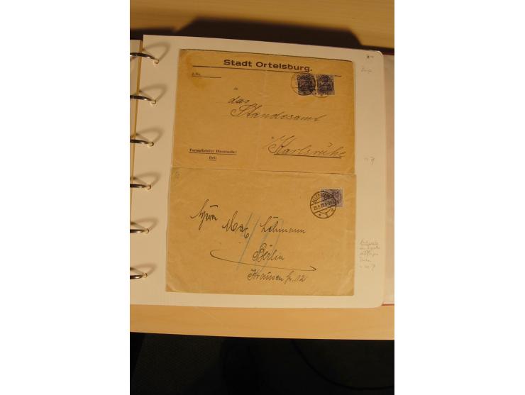 1807/1970, enorm umfangreiche und mit viel Sachkenntnis aufgebaute Sammlung mit ca. 1100 Briefen und Karten, ab Vorphilatelie