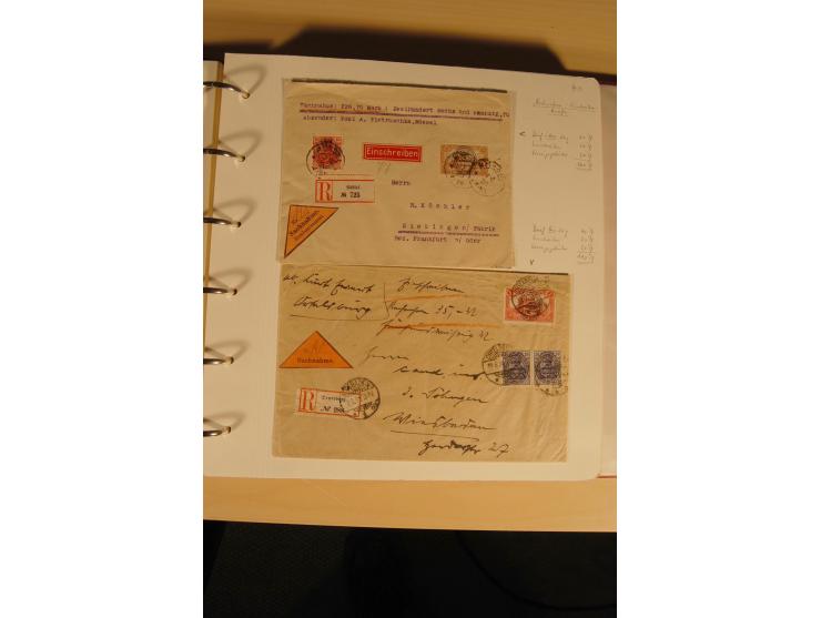 1807/1970, enorm umfangreiche und mit viel Sachkenntnis aufgebaute Sammlung mit ca. 1100 Briefen und Karten, ab Vorphilatelie