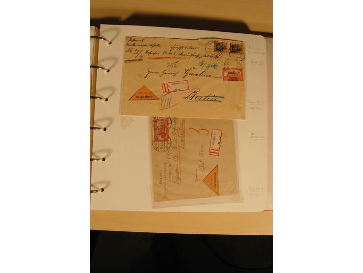 1807/1970, enorm umfangreiche und mit viel Sachkenntnis aufgebaute Sammlung mit ca. 1100 Briefen und Karten, ab Vorphilatelie