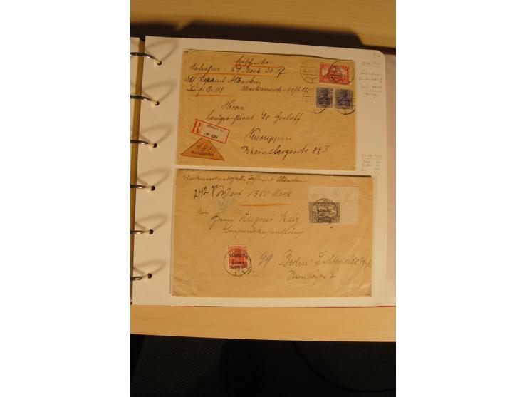 1807/1970, enorm umfangreiche und mit viel Sachkenntnis aufgebaute Sammlung mit ca. 1100 Briefen und Karten, ab Vorphilatelie