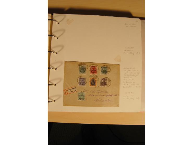 1807/1970, enorm umfangreiche und mit viel Sachkenntnis aufgebaute Sammlung mit ca. 1100 Briefen und Karten, ab Vorphilatelie