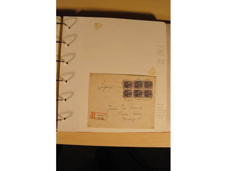 1807/1970, enorm umfangreiche und mit viel Sachkenntnis aufgebaute Sammlung mit ca. 1100 Briefen und Karten, ab Vorphilatelie