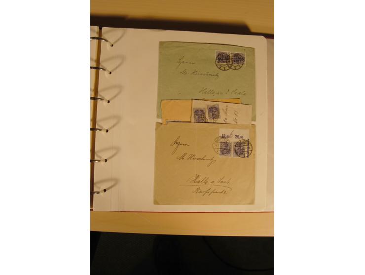 1807/1970, enorm umfangreiche und mit viel Sachkenntnis aufgebaute Sammlung mit ca. 1100 Briefen und Karten, ab Vorphilatelie