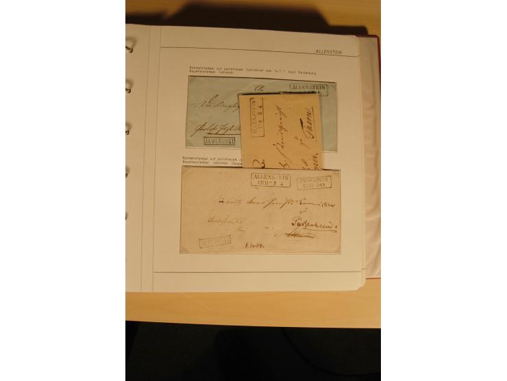 1807/1970, enorm umfangreiche und mit viel Sachkenntnis aufgebaute Sammlung mit ca. 1100 Briefen und Karten, ab Vorphilatelie