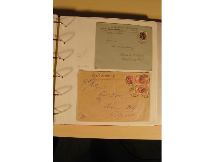 1807/1970, enorm umfangreiche und mit viel Sachkenntnis aufgebaute Sammlung mit ca. 1100 Briefen und Karten, ab Vorphilatelie
