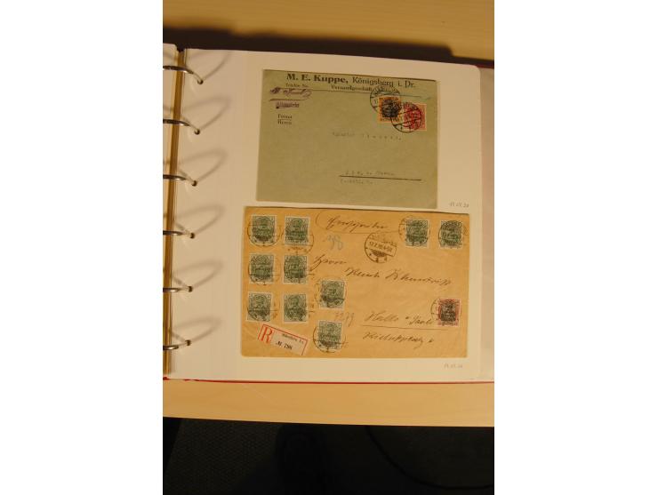 1807/1970, enorm umfangreiche und mit viel Sachkenntnis aufgebaute Sammlung mit ca. 1100 Briefen und Karten, ab Vorphilatelie