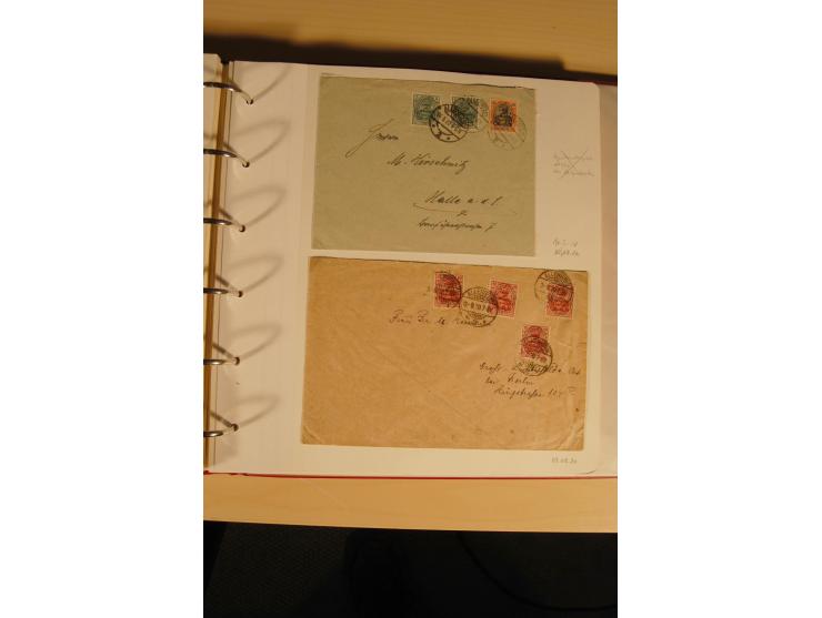 1807/1970, enorm umfangreiche und mit viel Sachkenntnis aufgebaute Sammlung mit ca. 1100 Briefen und Karten, ab Vorphilatelie