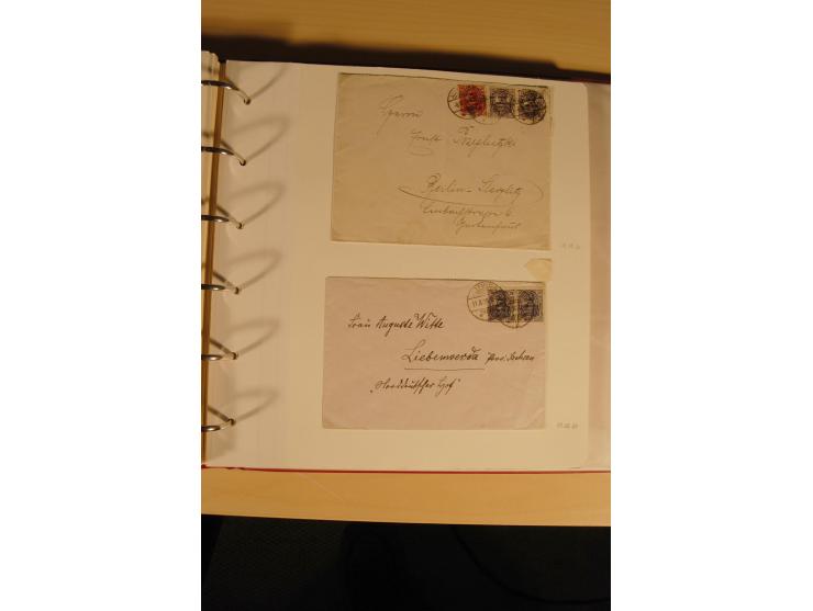 1807/1970, enorm umfangreiche und mit viel Sachkenntnis aufgebaute Sammlung mit ca. 1100 Briefen und Karten, ab Vorphilatelie