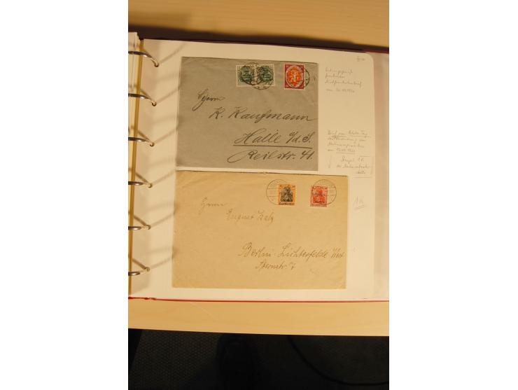 1807/1970, enorm umfangreiche und mit viel Sachkenntnis aufgebaute Sammlung mit ca. 1100 Briefen und Karten, ab Vorphilatelie