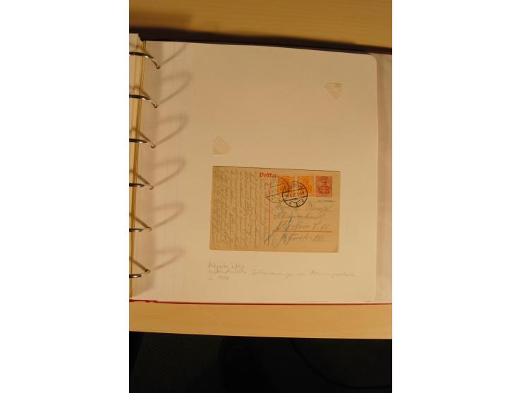 1807/1970, enorm umfangreiche und mit viel Sachkenntnis aufgebaute Sammlung mit ca. 1100 Briefen und Karten, ab Vorphilatelie