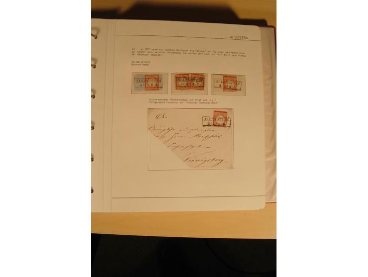 1807/1970, enorm umfangreiche und mit viel Sachkenntnis aufgebaute Sammlung mit ca. 1100 Briefen und Karten, ab Vorphilatelie