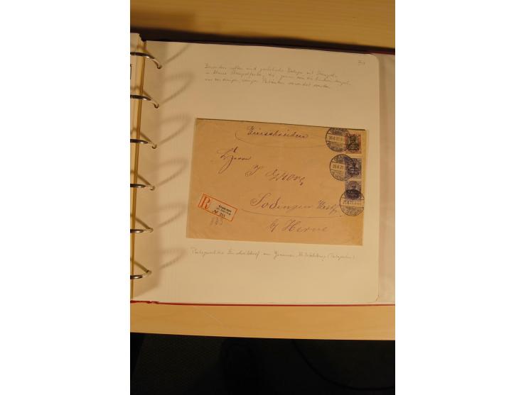 1807/1970, enorm umfangreiche und mit viel Sachkenntnis aufgebaute Sammlung mit ca. 1100 Briefen und Karten, ab Vorphilatelie