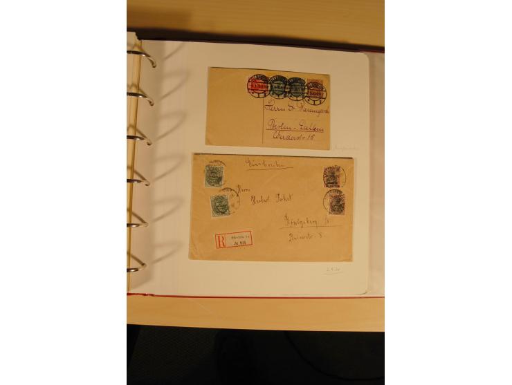 1807/1970, enorm umfangreiche und mit viel Sachkenntnis aufgebaute Sammlung mit ca. 1100 Briefen und Karten, ab Vorphilatelie