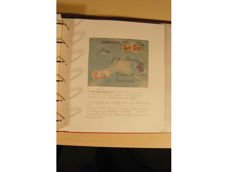 1807/1970, enorm umfangreiche und mit viel Sachkenntnis aufgebaute Sammlung mit ca. 1100 Briefen und Karten, ab Vorphilatelie